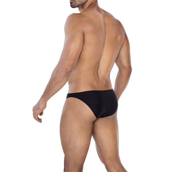 C4MSPXBUL01 Low Rise Bulge Brief Black - Image 2