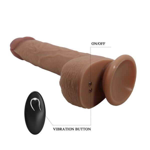 Tommy Realistic Dildo WITH Vibration and Thrusting with Remote - Image 6