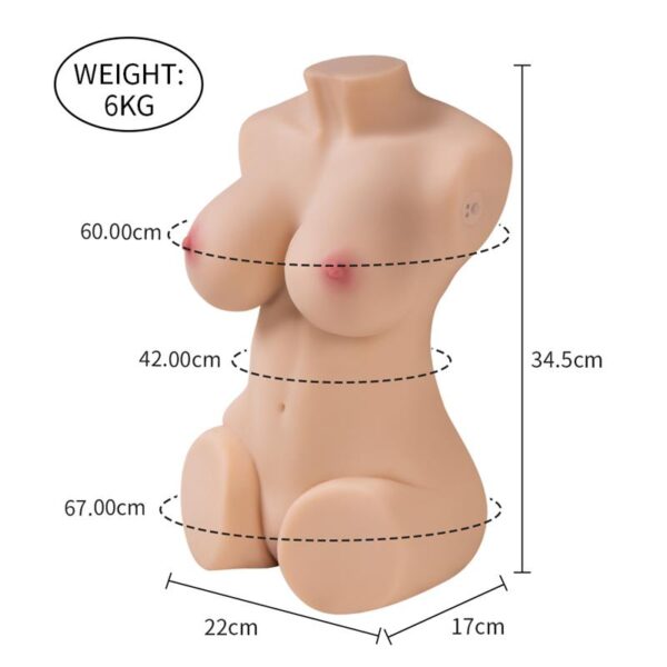 Male Masturbator Doll with Vibration and Suction 6 kg - Image 14