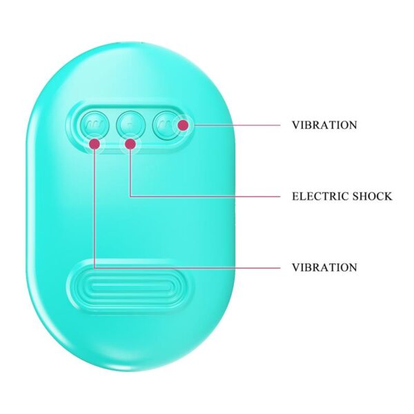Surprise Box Vibrating Egg with Electric Shock Nipple Clamps Blue - Image 10