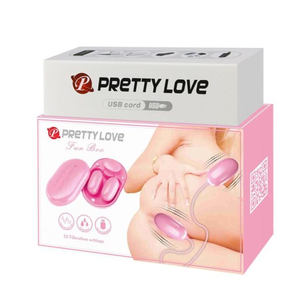 Fun Box Vibrating Bullets with Remote Pink USB - Image 9
