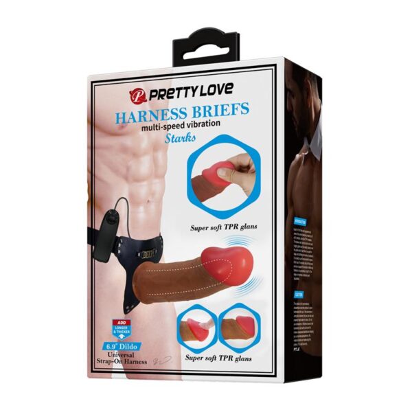 Strap-on with Holow Dildo, Vibration and Remote Control Starks - Image 11
