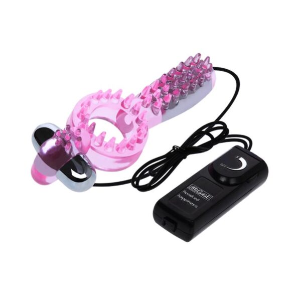 Double Vibrating Cock Ring Couple Collection Pink - Image 2
