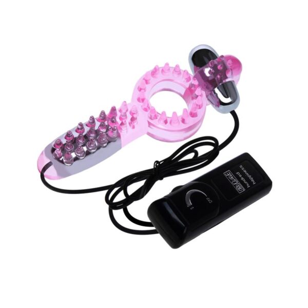 Double Vibrating Cock Ring Couple Collection Pink - Image 3