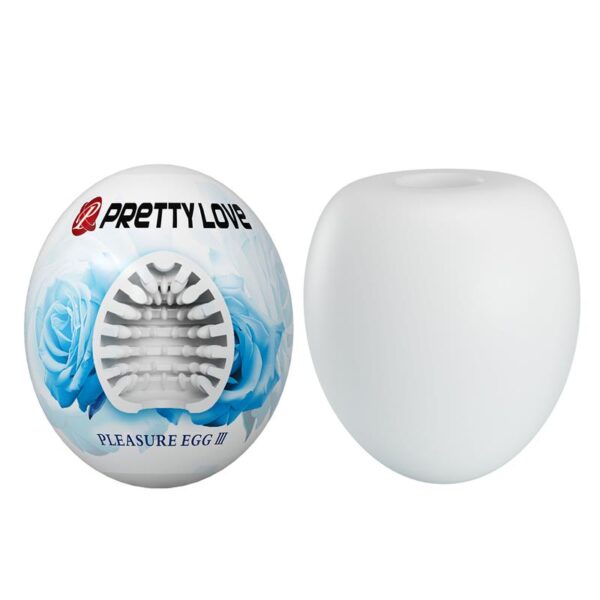 Masturbator Egg Pleasure Egg III White - Image 2