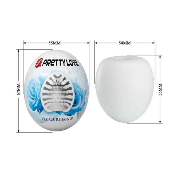 Masturbator Egg Pleasure Egg III White - Image 8