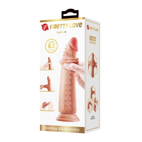 Kable Sliding Skin Realistic Dildo 8.3 - 21 cm - Image 8