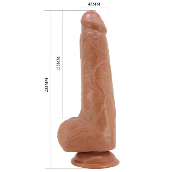 Sliding Skin Realistic Dildo with Testicles 23.3 cm - Image 5