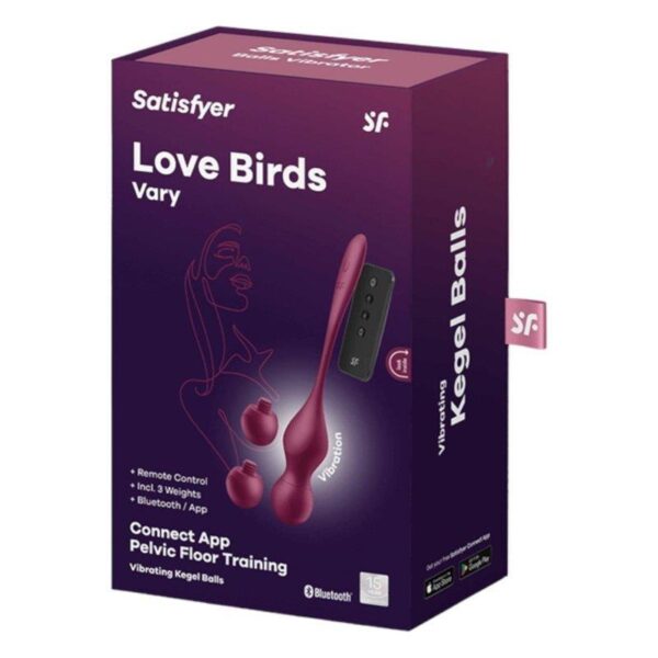 Love Birds Vary Connect App Wine Red - Image 5