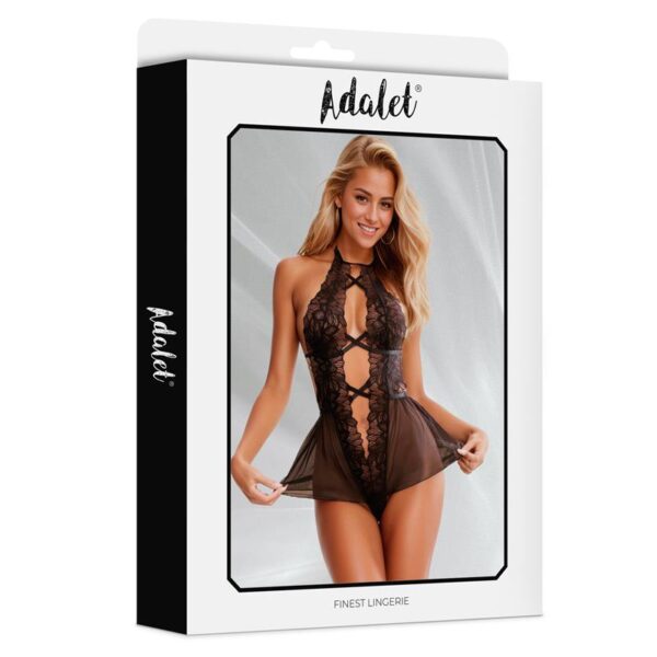 Ariella Open Back Teddy with Floral Pattern - Image 4