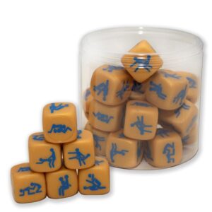 Rubber Hard Dice Gold Edition Gay Version 1 Die