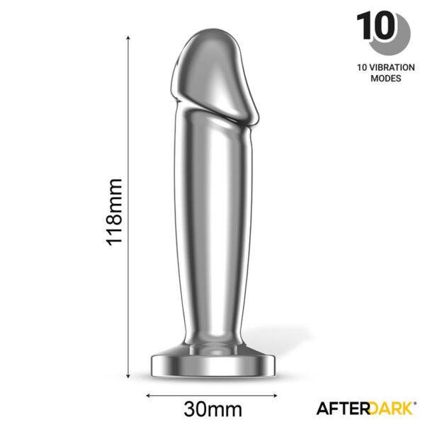 Sarmy Anal Plug with Vibration Magnetic USB Size M - Image 10