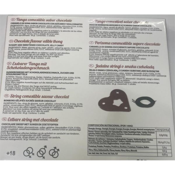 Gummy Thong Chocolate Unisex - Image 4
