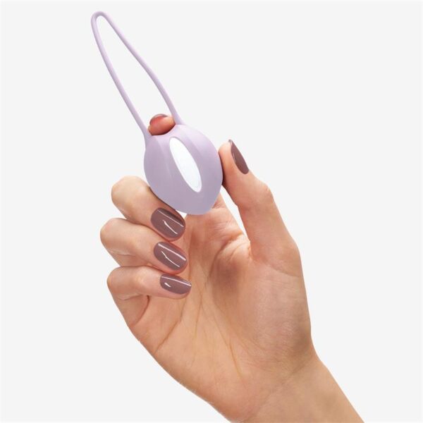 Smartball uno Kegel Ball White/Pastel Lilac - Image 2