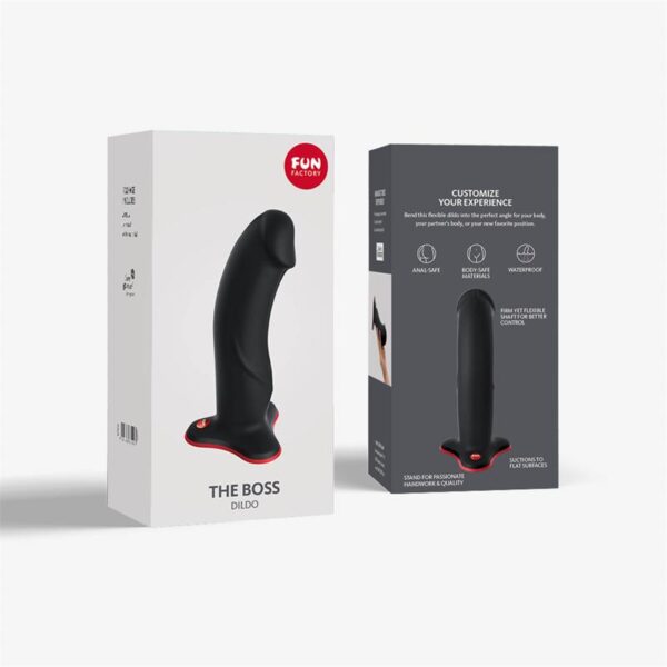 The Boss Stud Dildo Black - Image 6