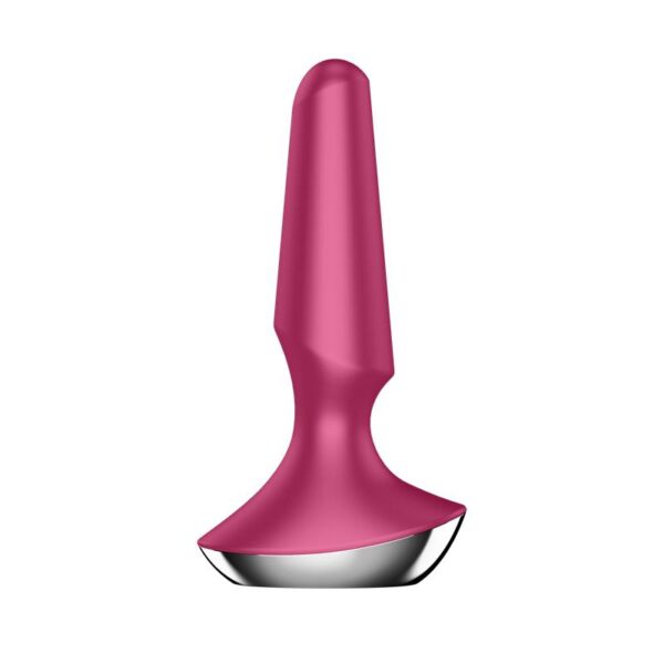 Plug-ilicious 2 Vibrating Butt Plug with Satisfyer Connect App Berry - Image 2
