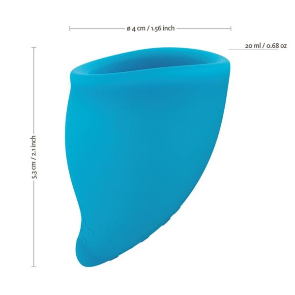 Fun Cup Menstrual Cup Size A Turquoise - Image 3