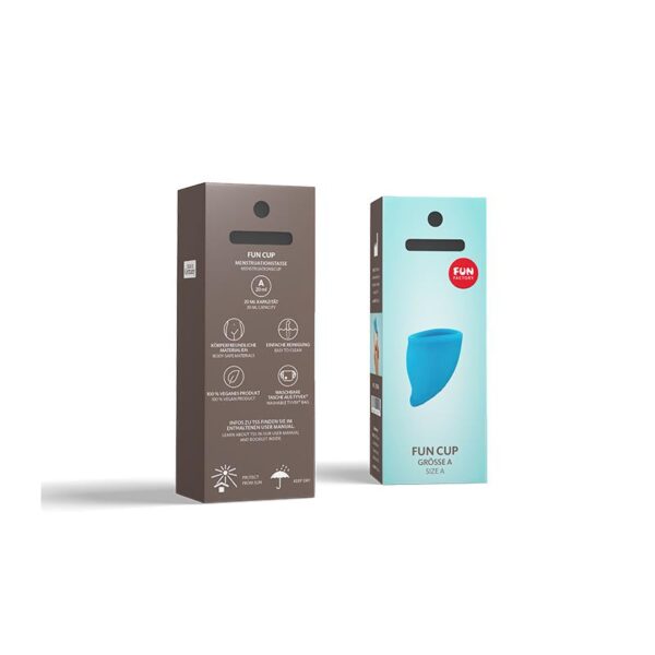 Fun Cup Menstrual Cup Size A Turquoise - Image 4