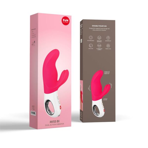 G-Spot vibe Miss Bi Pink and White - Image 3