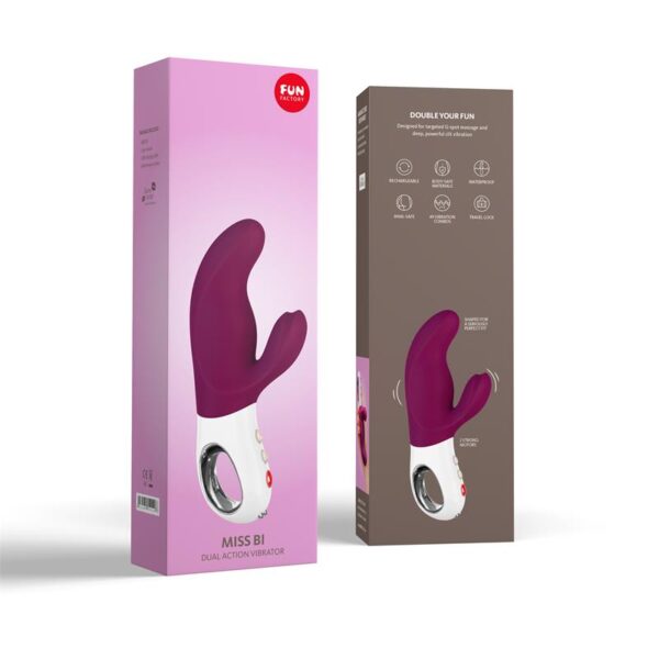 G-Spot Vibe Miss Bi Grape and White - Image 3