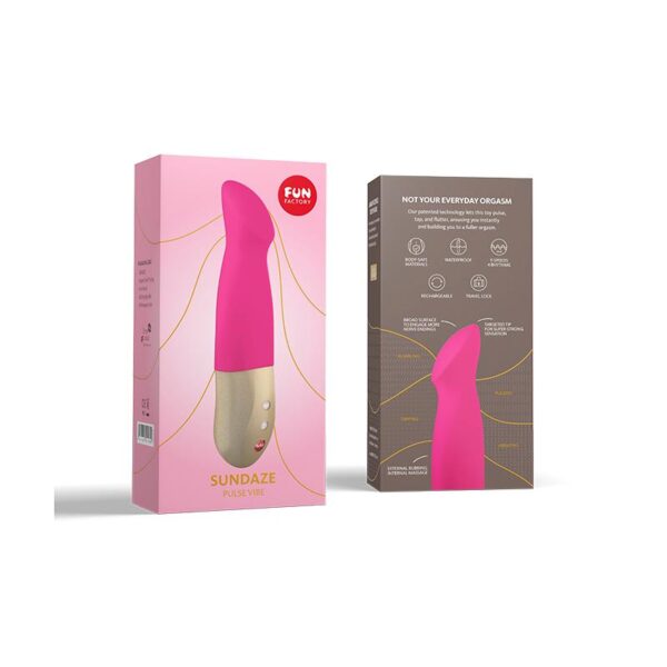 Stimulator with Thurting Sundaze Fuchsia Pink - Image 4