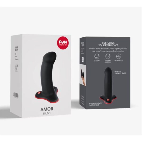 Amor Dildo Black/Red - Image 3