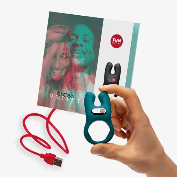 Nos Vibrating Penis Ring Deep Sea Blue - Image 11