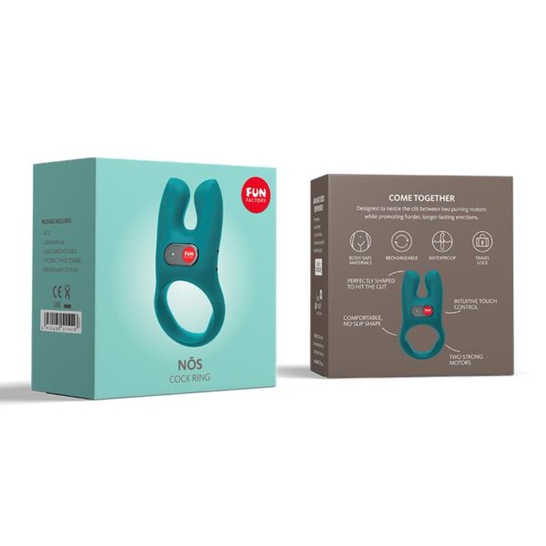 Nos Vibrating Penis Ring Deep Sea Blue - Image 12