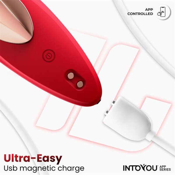 Silicone Panty Vibrator with App Layer Red - Image 8