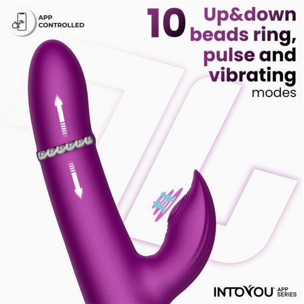 Sendel Vibe with Up and Down Internal Beads Ring and Pulsation with App - Image 5
