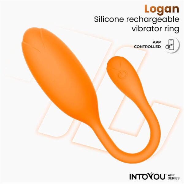 Logan Vibrating Egg with App Unibody Orange - Image 3