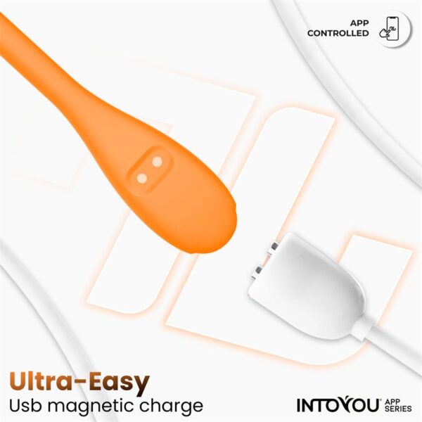 Logan Vibrating Egg with App Unibody Orange - Image 8