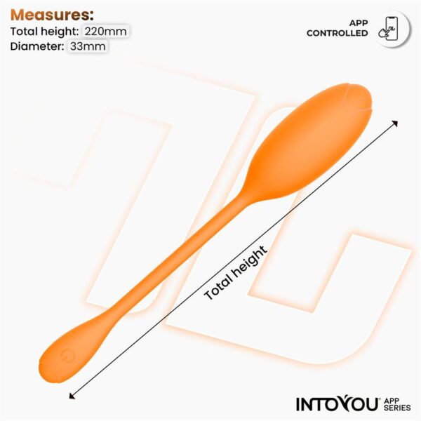 Logan Vibrating Egg with App Unibody Orange - Image 9