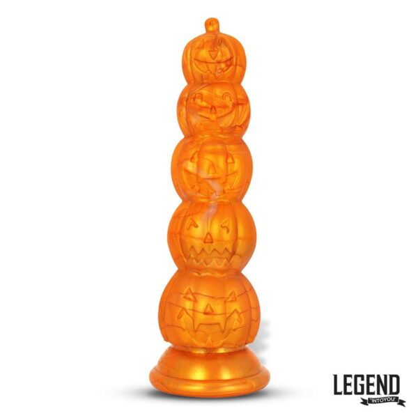 Pumpkron Pumpkin-shaped Liquid Silicone Dildo 19,7 cm - Image 2