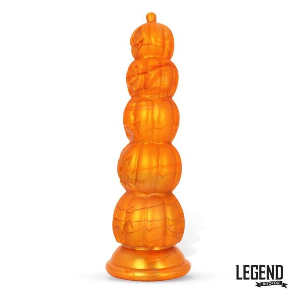 Pumpkron Pumpkin-shaped Liquid Silicone Dildo 19,7 cm - Image 3