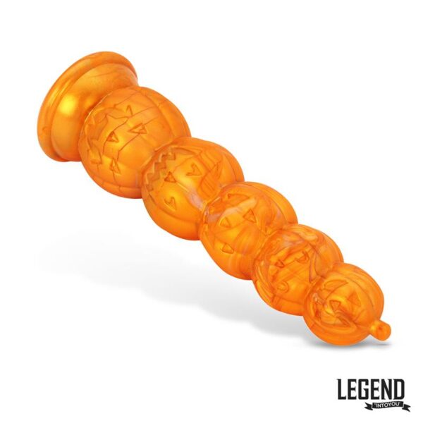 Pumpkron Pumpkin-shaped Liquid Silicone Dildo 19,7 cm - Image 5