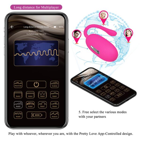 Doreen Vibrating Egg with Electro Shock and App - Image 15