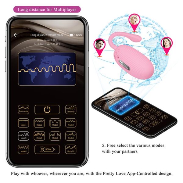 Doreen Vibrating Egg with Electro Shock and APP - Image 15
