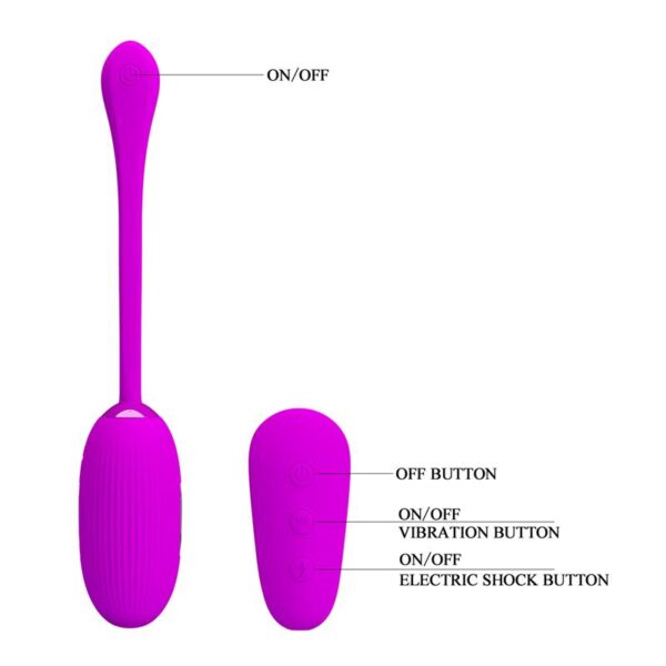 Shock Fun Vibrating Egg with Electro Shock and Remote Control - Image 7