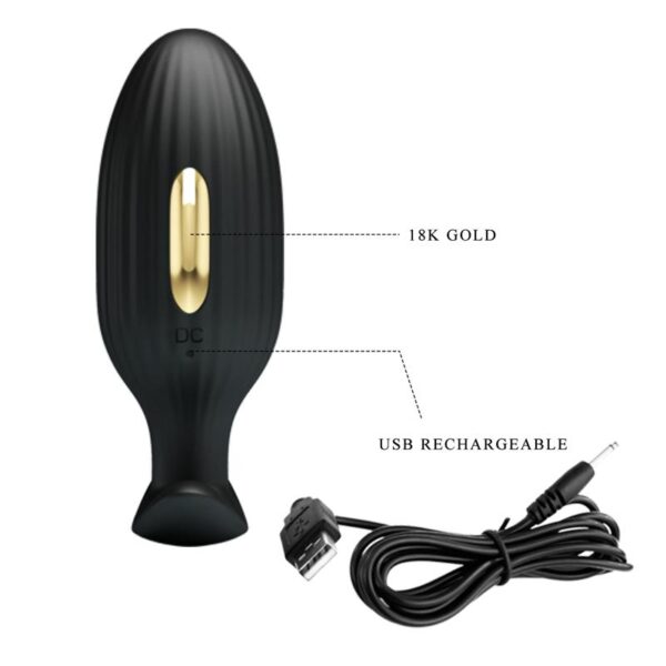 Jefferson Vibrating Anal Plug with Electroshock and APP - Image 17