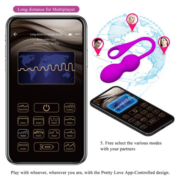 Elvira Vibrating Kegel Balls with APP - Image 14