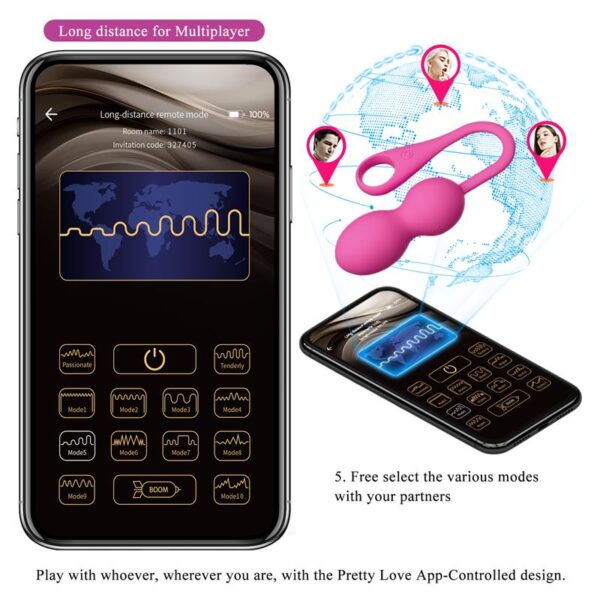 Elvira Vibrating Kegel Balls with APP - Image 14