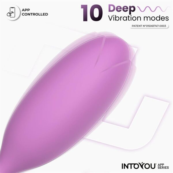 Logan Vibrating Egg with App Unibody Purple - Image 5