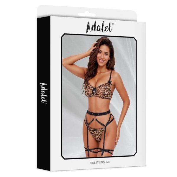 Helena Bra, Garter Belt, Panties and Leg Ring Set - Image 3