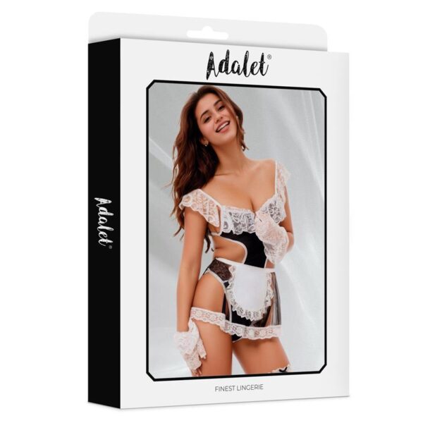Rylee Bodysuit, Apron, Gloves and Leg Ring Costume - Image 3