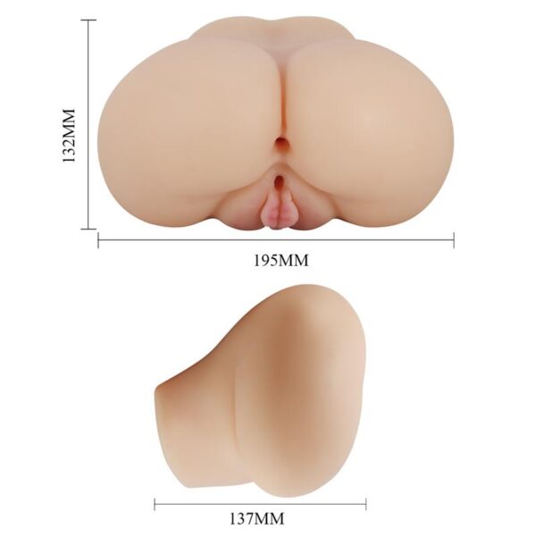 Luna Vibrating Realistic Masturbator Vagina and Anus - Image 9
