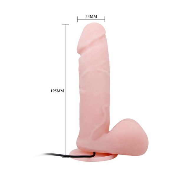 Oliver Vibrating Realistic Dildo with Rotation and Remote Control - Image 5