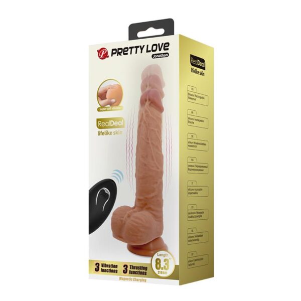 Jonathan Dildo with Vibration and Thrusting with Remote Control - Image 9
