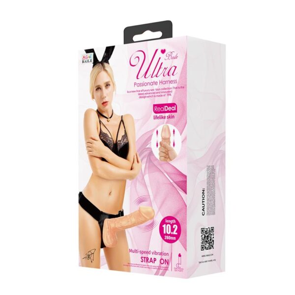 Ultra Strap On Vibrating Realistic Dildo 7.6 - Image 11