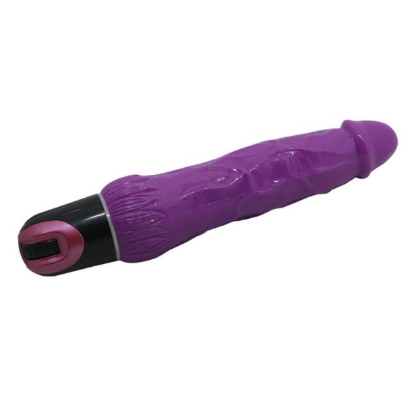 Fantasy Vibrating Dildo Purple - Image 3